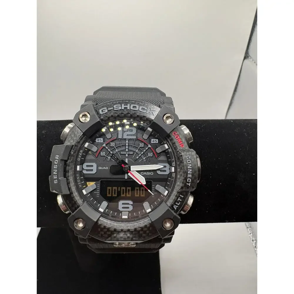 Casio G-Shock Mudmaster Ana-Digi Watch Sensor Black